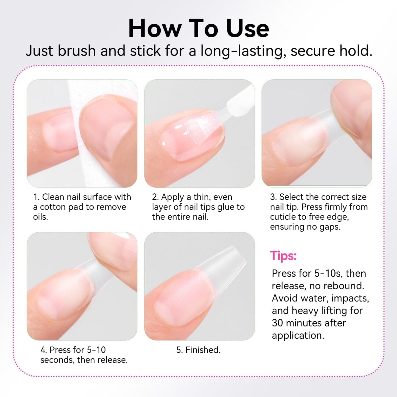 Nail Tips Glue 7ml Born Pretty - Image 9