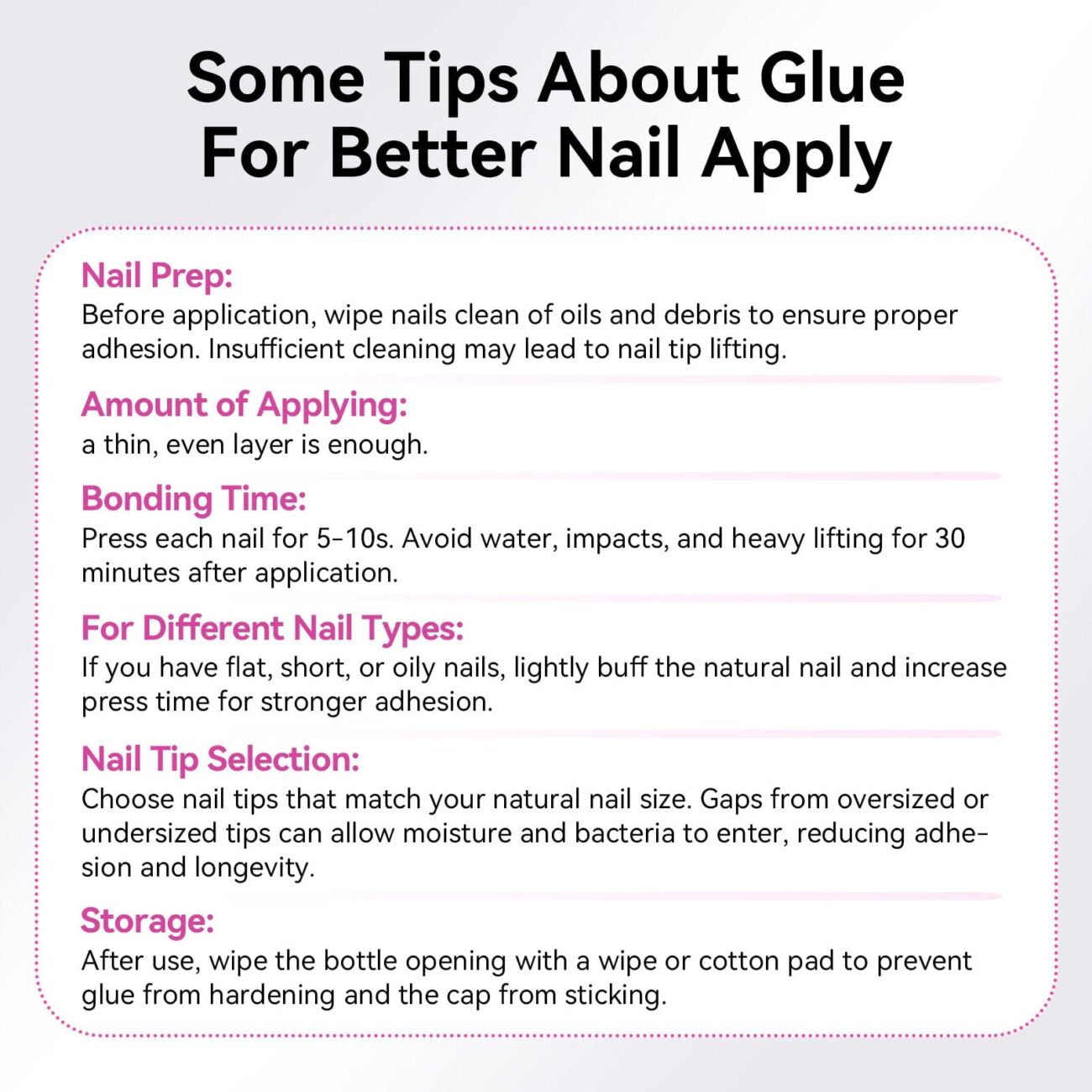 Nail Tips Glue 7ml Born Pretty - Image 7