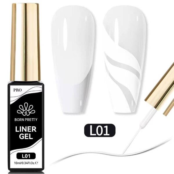 Born Pretty White Liner Gel