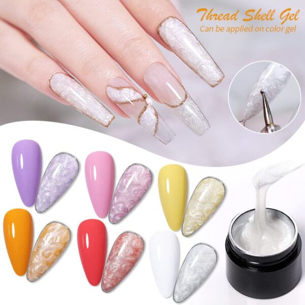 LC 7ML THREAD MERMAID SHELL GEL