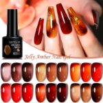 LC 7Ml Jelly Glass Amber Nail Gel