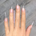 Full coverage Stilleto clear nail 504 pack