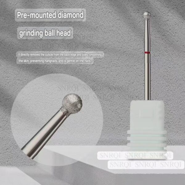 Round Ball head Manicure Cuticle drill bit