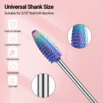 Rainbow F-fine Diamond Acrylic Drill Bits