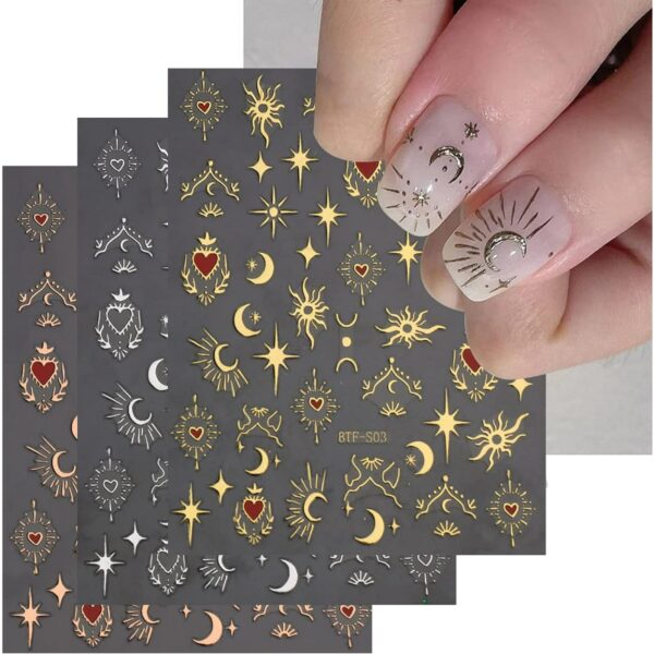 3D Star Nail Stickers