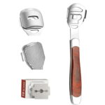 Stainless Steel Foot Scraper & Callus Remover Blades - Dead Skin Shaver, Hard Skin Pedicure Tool Kit