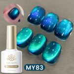 9D Magnetic Cat Eye Sea Blue Gel Polish Born Pretty MY83