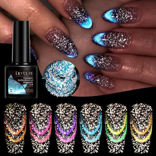 9D Magnetic Reflective Cat Eye Gel Polish Born Pretty