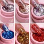 3D Glitter Diamond Gel Nail art