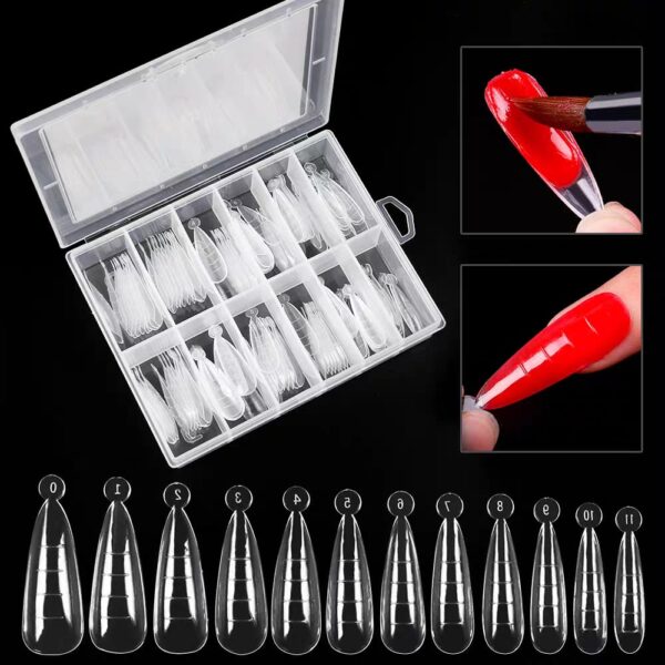 120 pack Almond Gumgel/ polygel Dual forms
