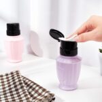 Push Down Dispensor bottle pink  For acetone/ cleanser