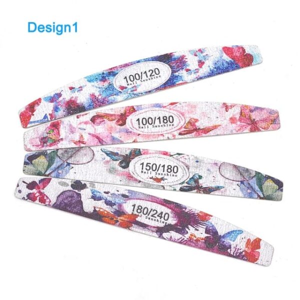 5 Pc Professional Nail Files 100/120