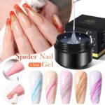 3D Non Wipe Clear Spider Gel Nail Art
