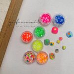 3D Neon Rhinestones Nail Art