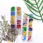 12 Grid Crushed Foils Nail Art