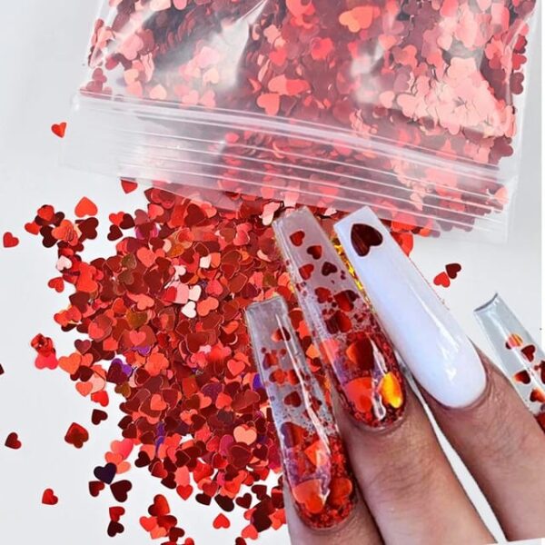 3D Love Sequins Charms