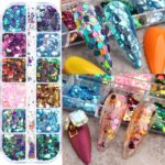 12 Grid Diamond Glitter Sequins