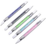 5 Pcs Silicon Pen For Chrome nd Molding Nail Art