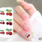 3D Red Cherry Charms 10 pcs