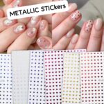 3D Chrome Metallic Star And Love stickers