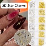 3D Star Nail Charms