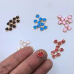 3D 10 Pack Dangle  Love Nail Art Charms Mixed colors