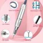 Spare Pen Professional 35000RPM with Foot Pedal, Nail Drill Pen