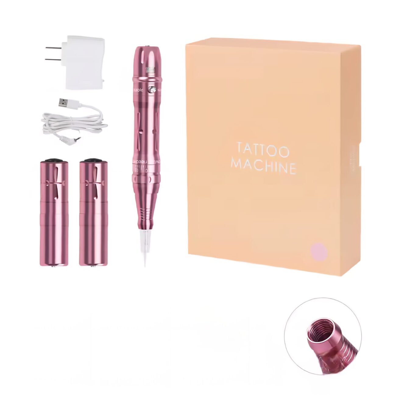 Wireless Permanent Makeup Tattoo Machine Pen With Two Batteries - Image 2