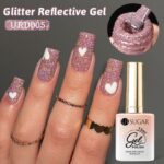 15 ml Reflective Glitter Gel Silver PINK