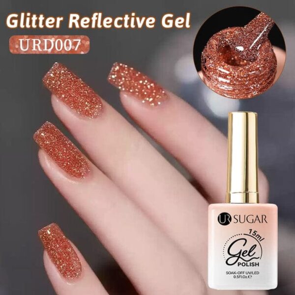 15 ml Reflective Glitter Gel Golden