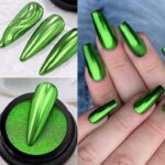 Metallic Chrome Shine Powders Green