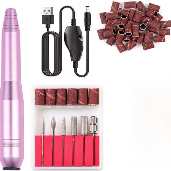 Portable Electric Nail Drill Machine 20,000 RPM USB