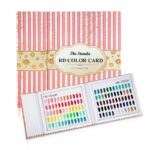 120 Colors Nail Polish Display Card With 120 Nails